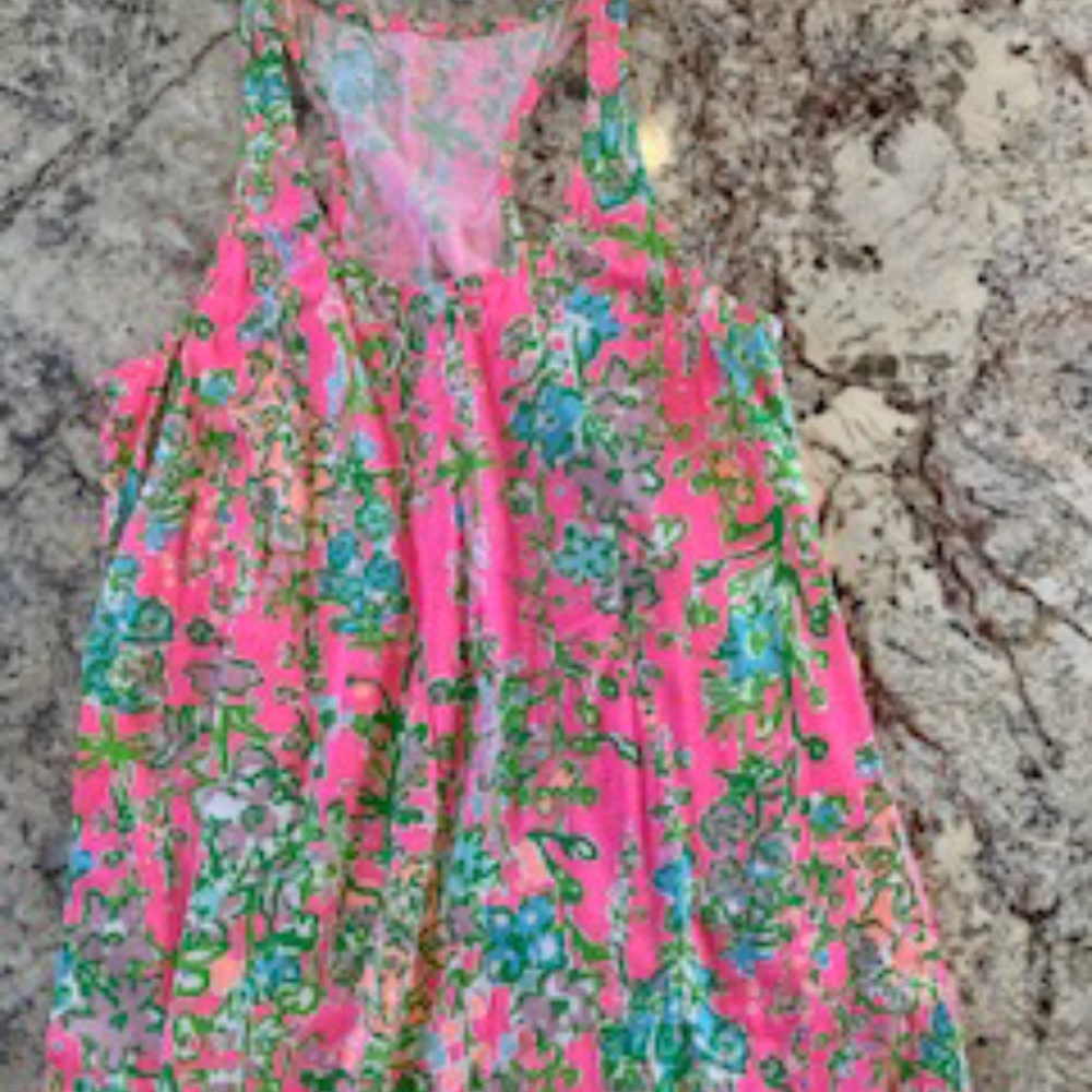 Lilly Pulitzer Flowy Sleeveless Dress Size XL